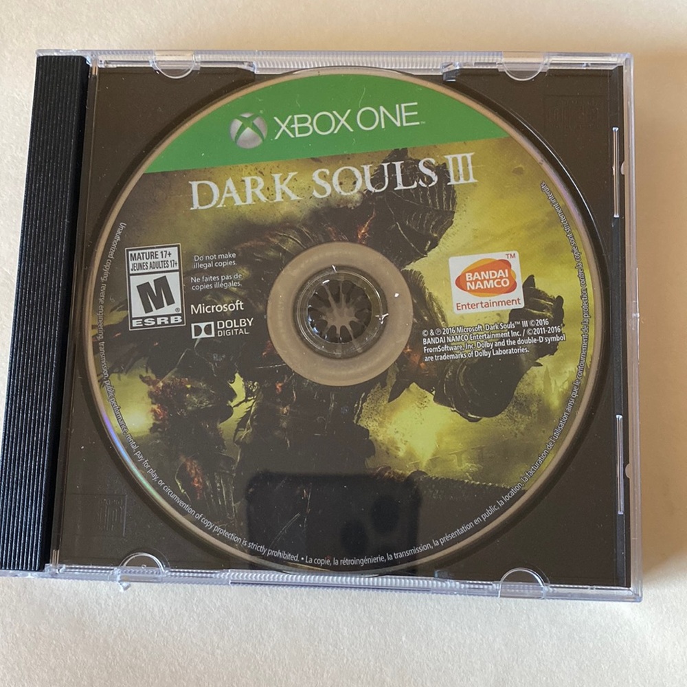 XBOX ONE Dark Souls lll Game
